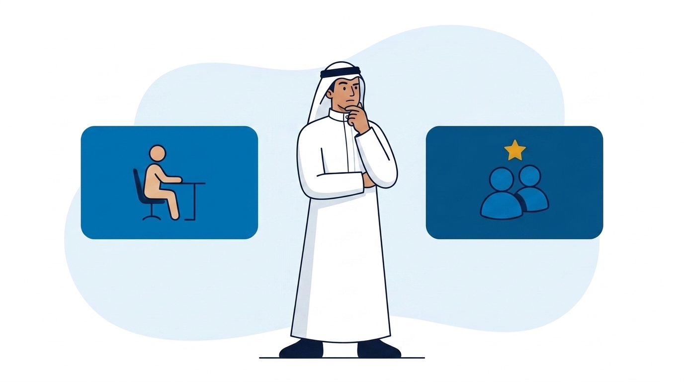 توظيف كاتب محتوى أم التعاقد مع وكالة: مقارنة الخيارين لشركات الخبرة